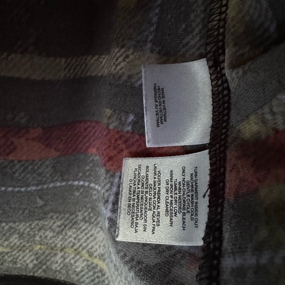 NINE WEST - DRAPED NECK SLEEVELESS BLOUSE TOP PLAID DARK BLUE WOMENS MEDIUM - Picture 5 of 9